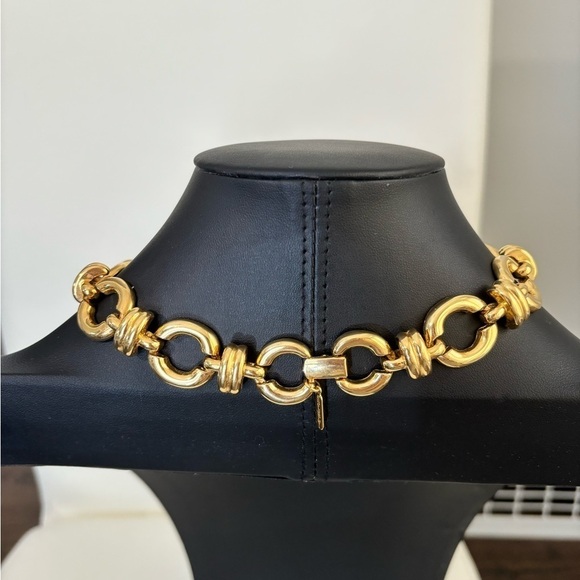 Cacharel vintage choker style large unique link necklace - Picture 2 of 6